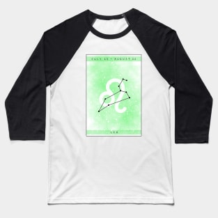 Leo star sign design Baseball T-Shirt